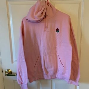 Pink hoodie